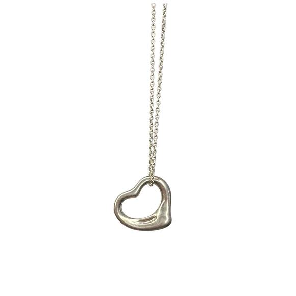 Tiffany & Co. Elsa Peretti Small Open Heart Necklace - Picture 10 of 12